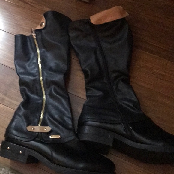 Justice Shoes Justice Leather Boots Size 39 Poshmark